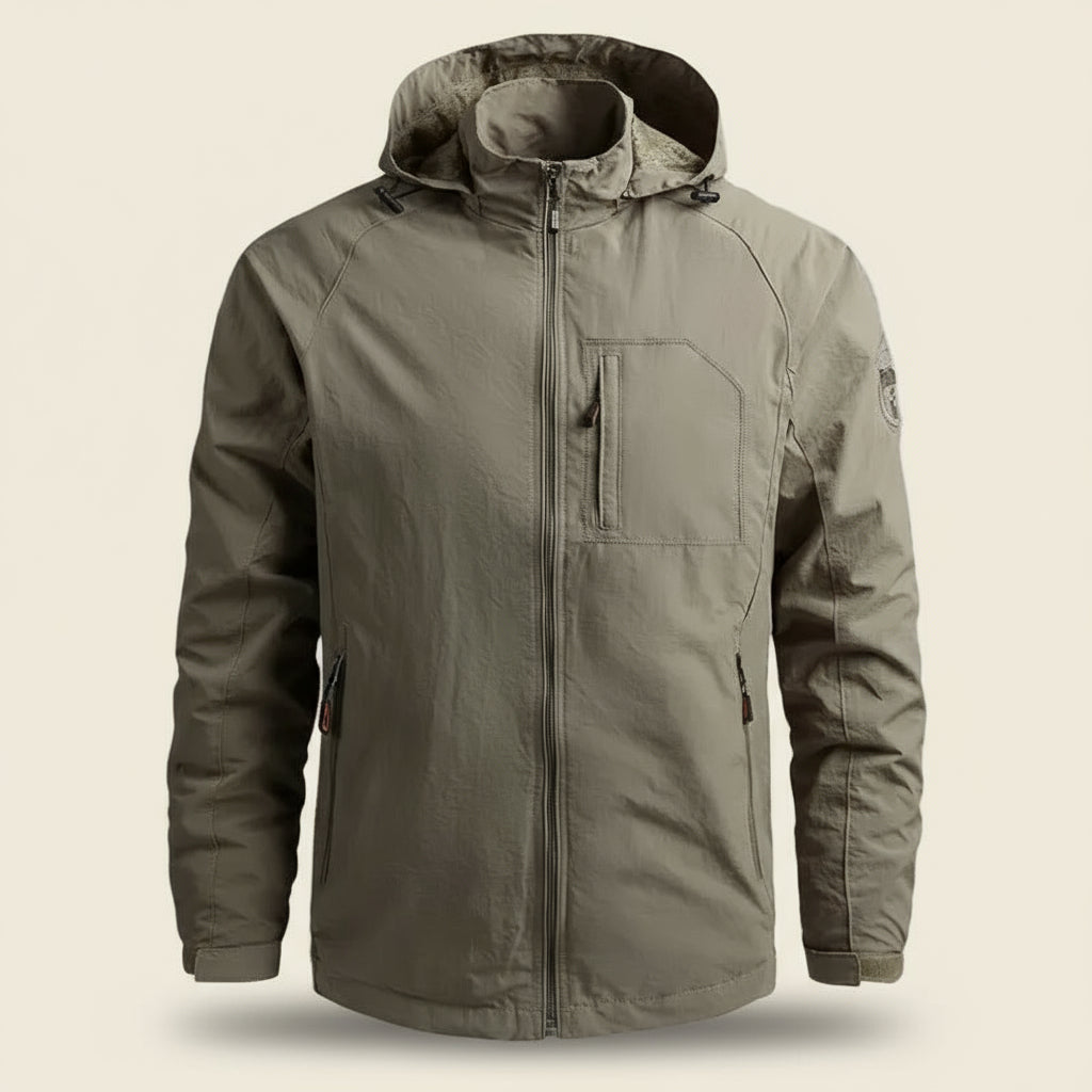 Men's Lightweight Waterproof Cargo Jacket | Breathable Design