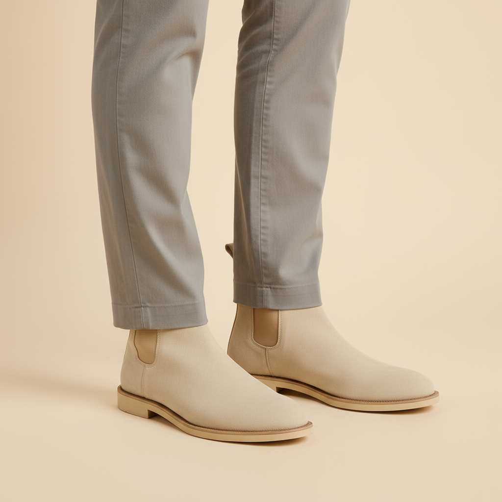 – Men's Suede Chelsea Boots | Premium Slip-On Design for Versatile Style