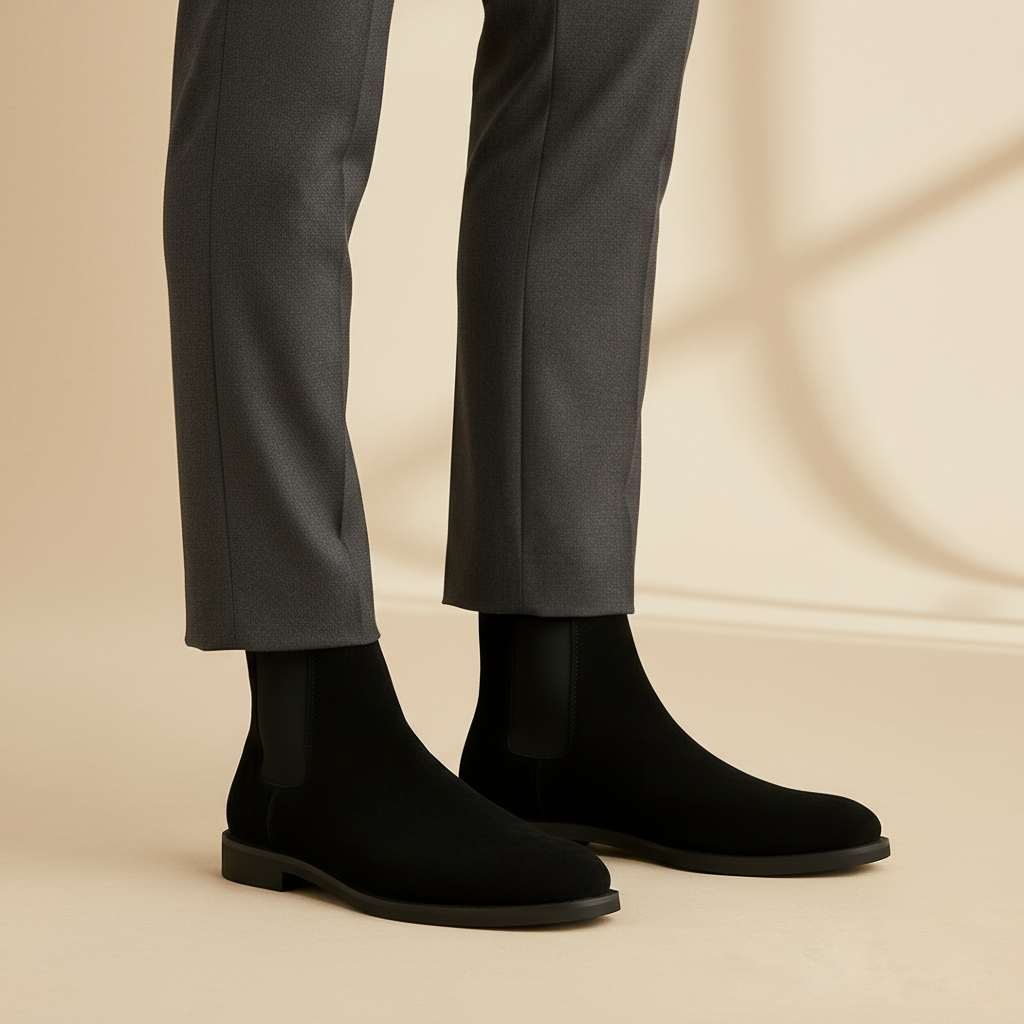– Men's Suede Chelsea Boots | Premium Slip-On Design for Versatile Style