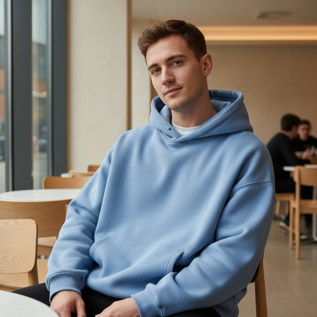 Men's Oversized Hoodie | Cozy Thick Fleece, Winter Must-Have