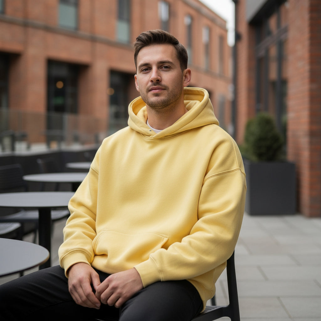 Men's Oversized Hoodie | Cozy Thick Fleece, Winter Must-Have