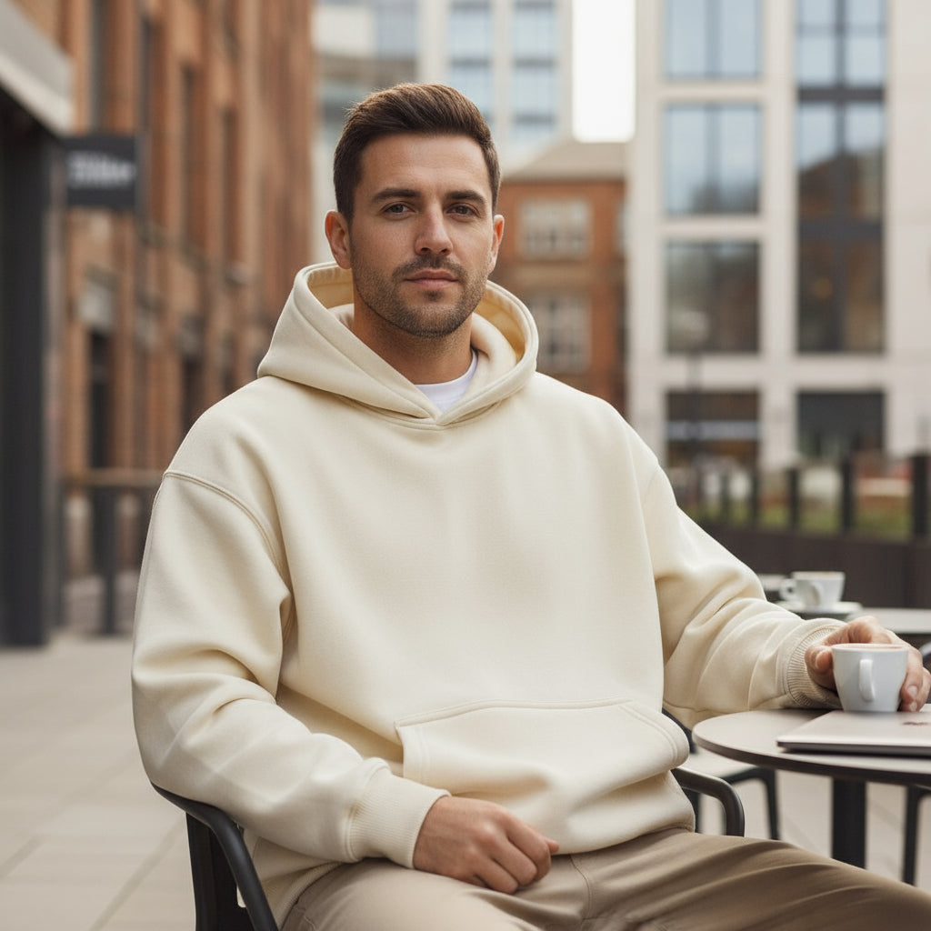 Men's Oversized Hoodie | Cozy Thick Fleece, Winter Must-Have