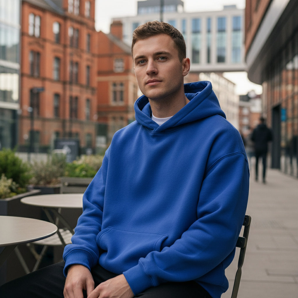 Men's Oversized Hoodie | Cozy Thick Fleece, Winter Must-Have