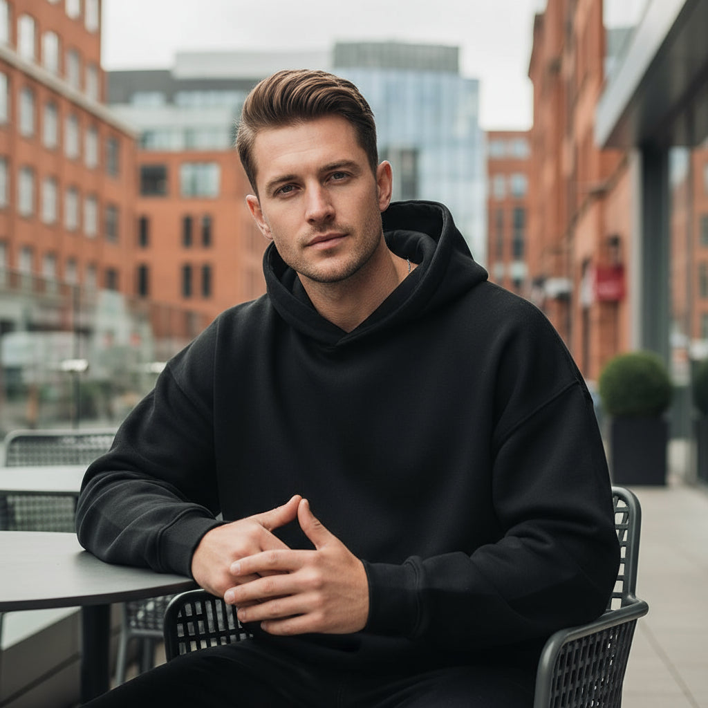Men's Oversized Hoodie | Cozy Thick Fleece, Winter Must-Have
