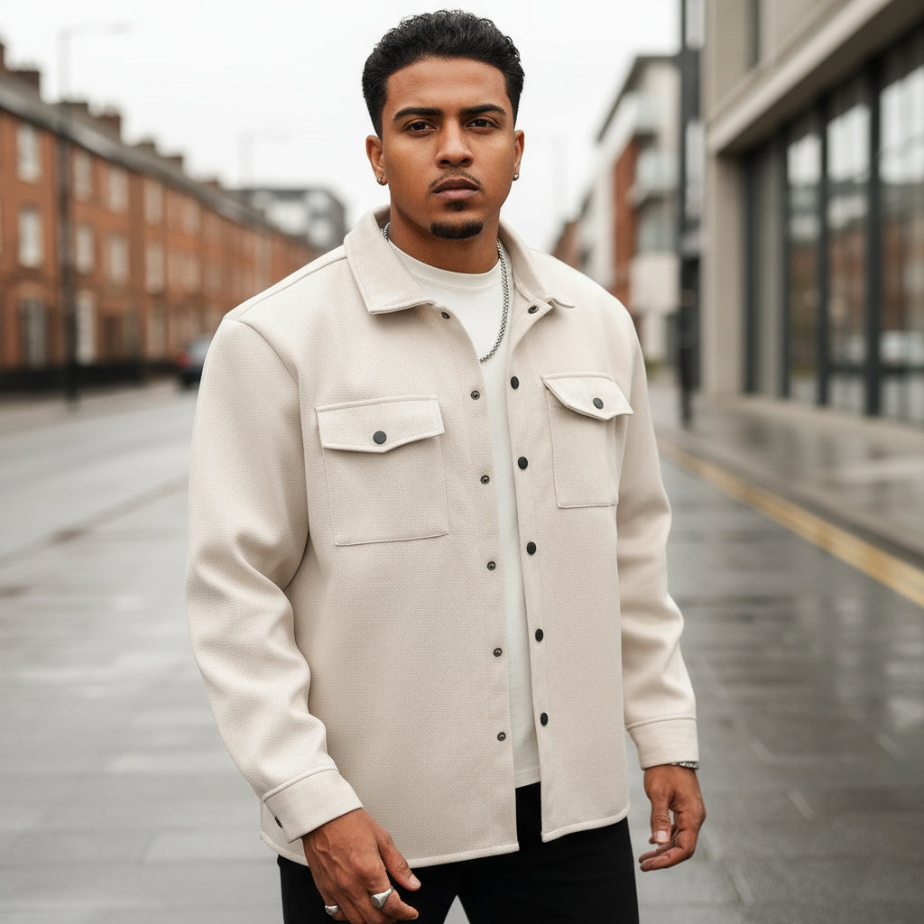 Men's Jacket | Casual Fit, Cotton Blend, Perfect for Autumn Layering