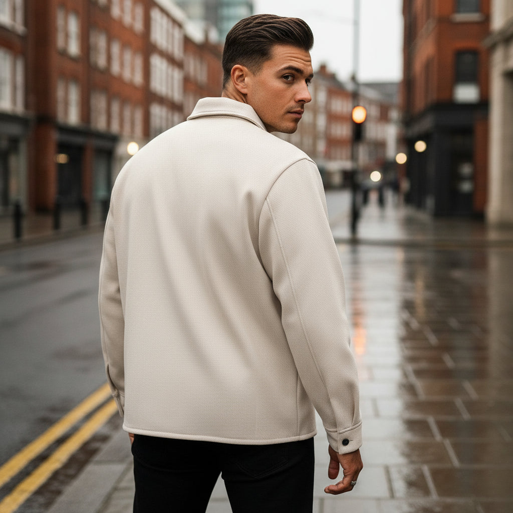 Men's Jacket | Casual Fit, Cotton Blend, Perfect for Autumn Layering
