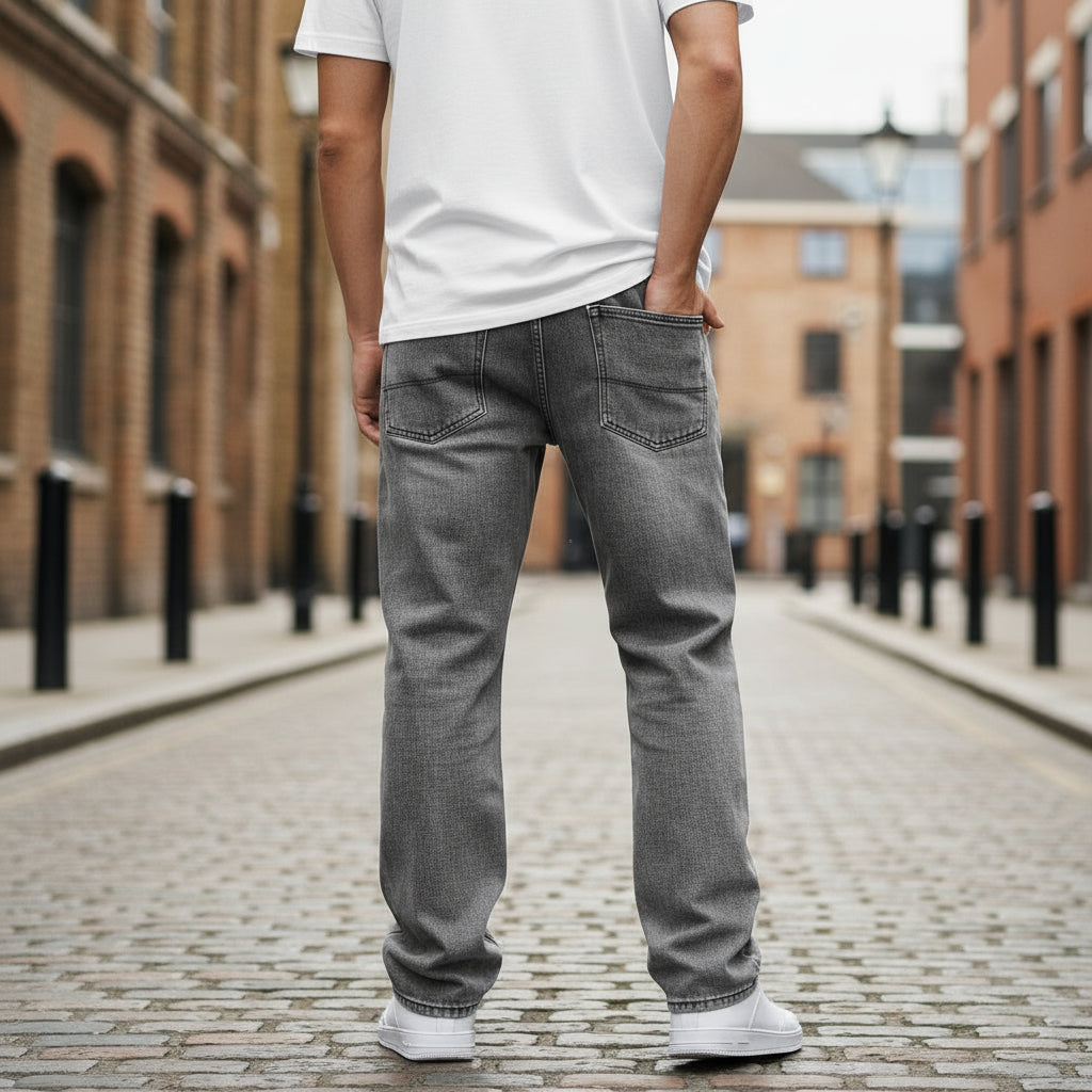 Men's Straight Leg Jeans | Premium Denim Quality