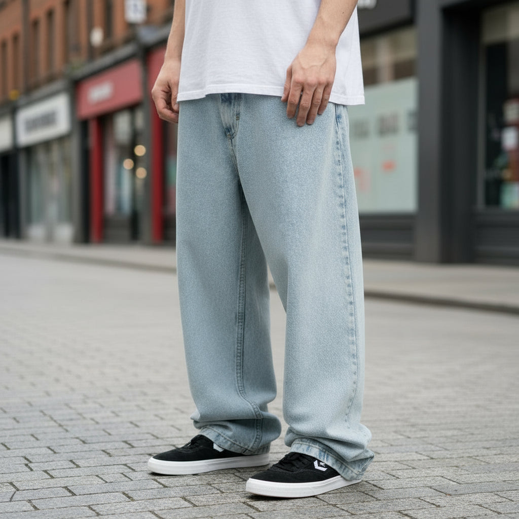 – Men's Wide Fit Denim Jeans | Urban Style