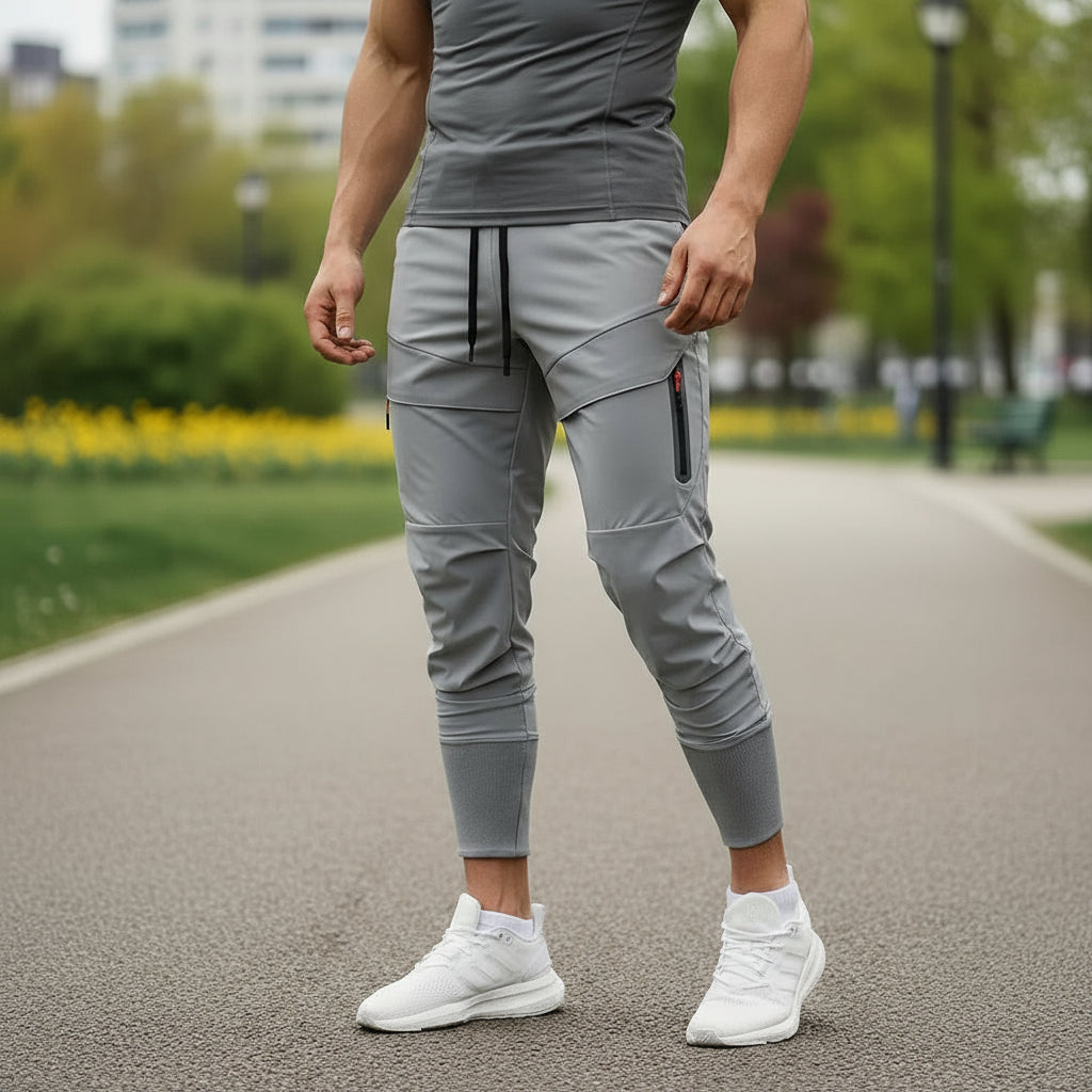 Men's Slim Fit Jogger Pants | Adjustable Waistband, Cotton Blend