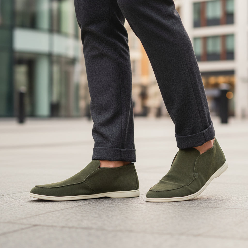 Men's Loafers | Hand-Stitched Calfskin Suede