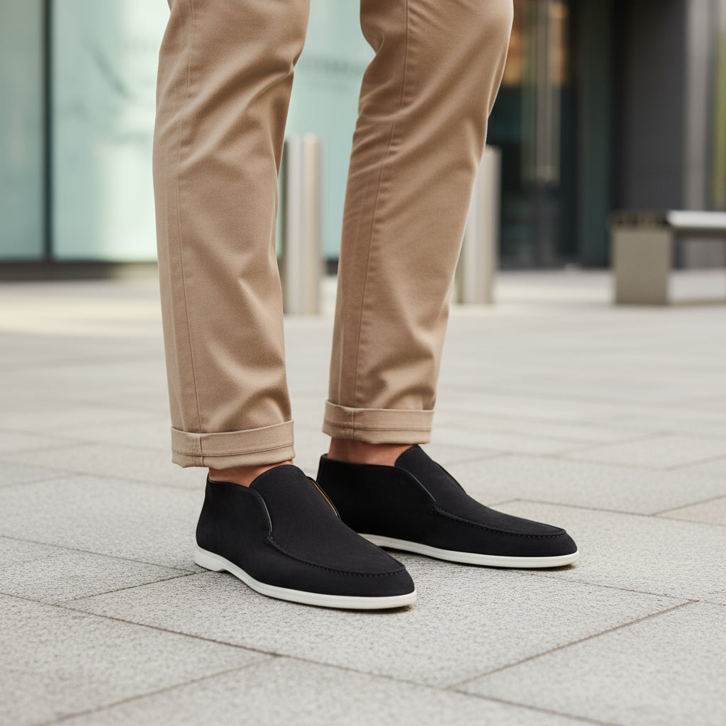 Men's Loafers | Hand-Stitched Calfskin Suede