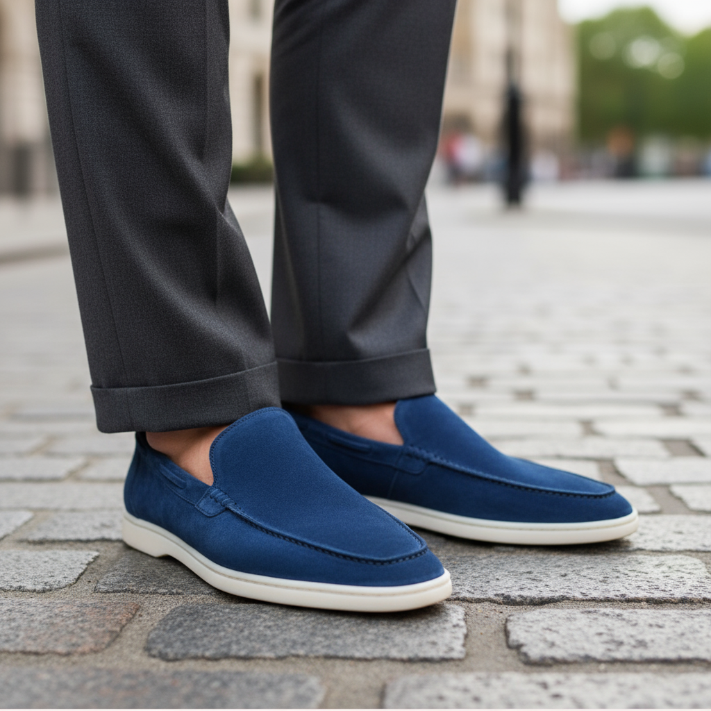 Men's Slip-On Loafers | Soft Suede Comfort