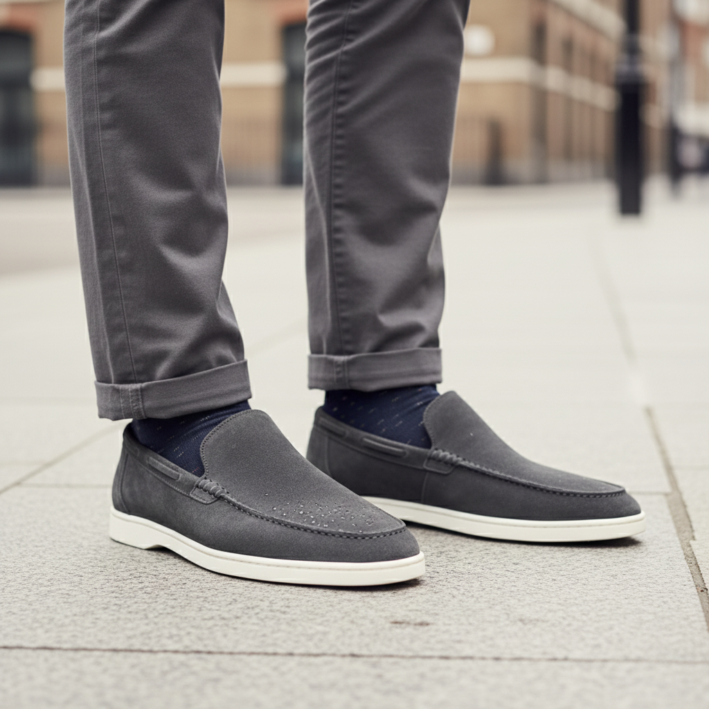 Men's Slip-On Loafers | Soft Suede Comfort