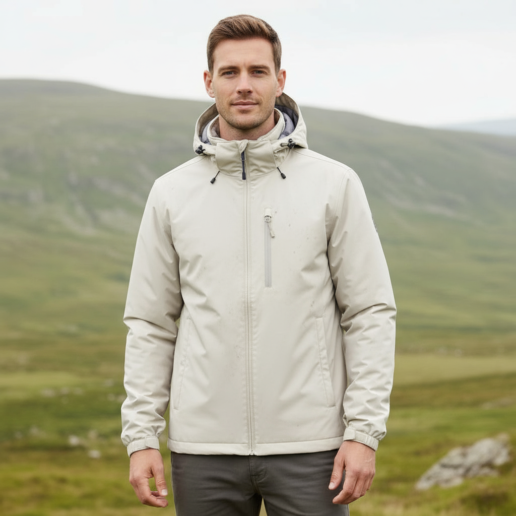 Men's Waterproof Outdoor Jacket | Fleece Lined & Adjustable Fit