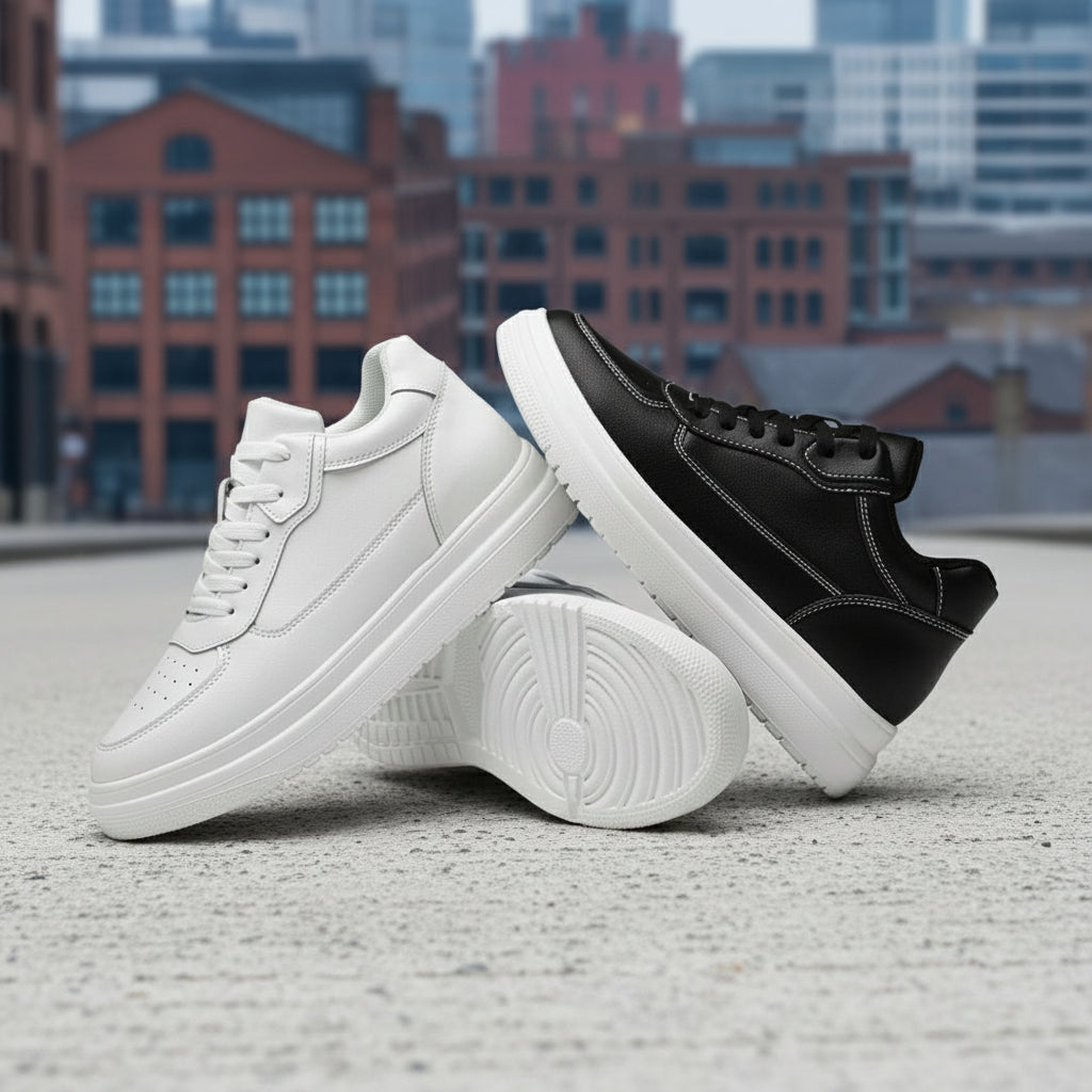Men's Sneakers | Discreet Elevation, Sleek Design, Cozy Insole
