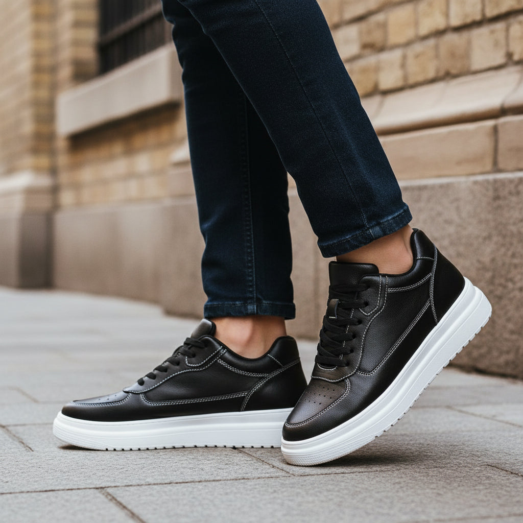 Men's Sneakers | Discreet Elevation, Sleek Design, Cozy Insole
