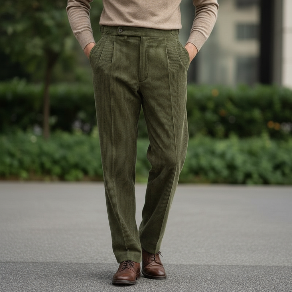Men's Vintage Corduroy Trousers | Classic Fit