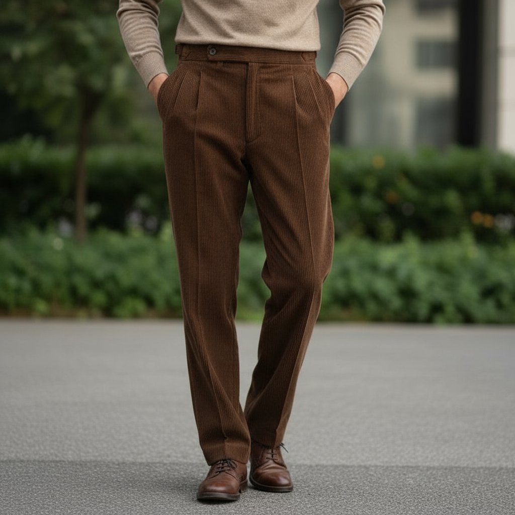 Men's Vintage Corduroy Trousers | Classic Fit