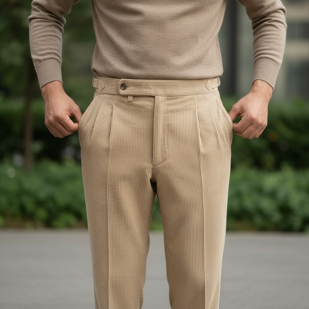Men's Vintage Corduroy Trousers | Classic Fit