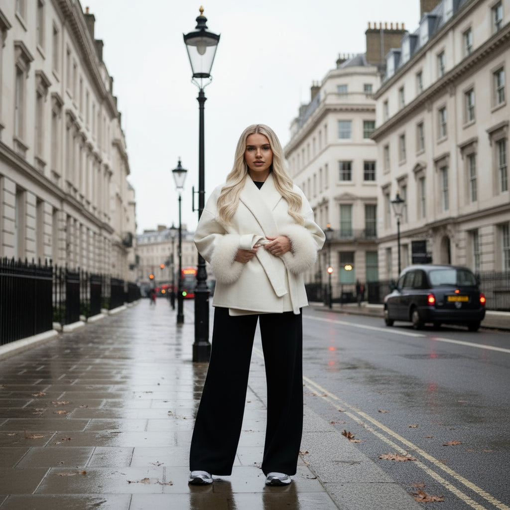 Women's Winter Coat | Oversized Faux Fur Design