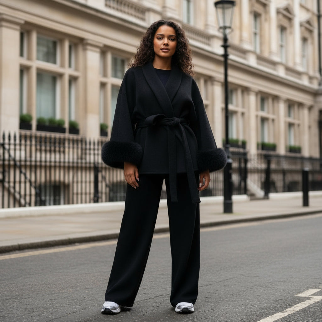 Women's Winter Coat | Oversized Faux Fur Design