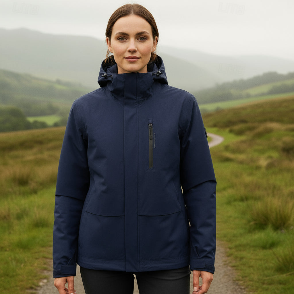 Women's Jacket | Waterproof with Fleece Lining & Adjustable Fit