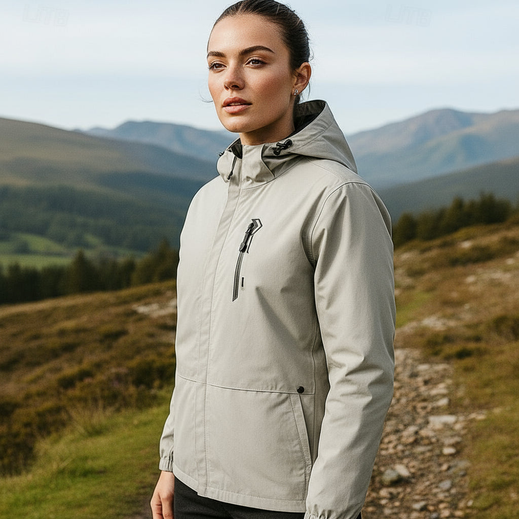 Women's Jacket | Waterproof with Fleece Lining & Adjustable Fit