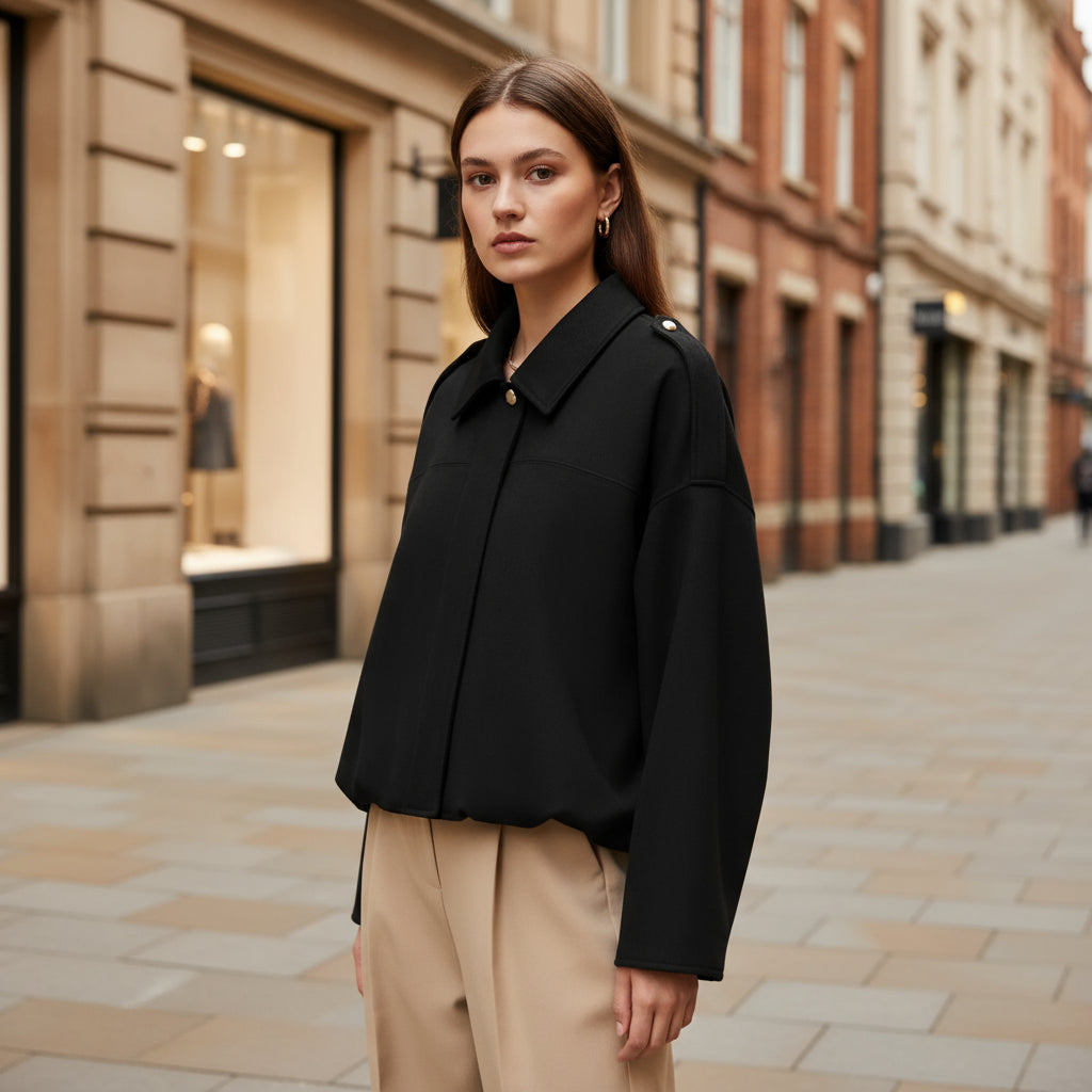 – Women's Short Jacket | Comfortable Fabric, Easygoing Fit