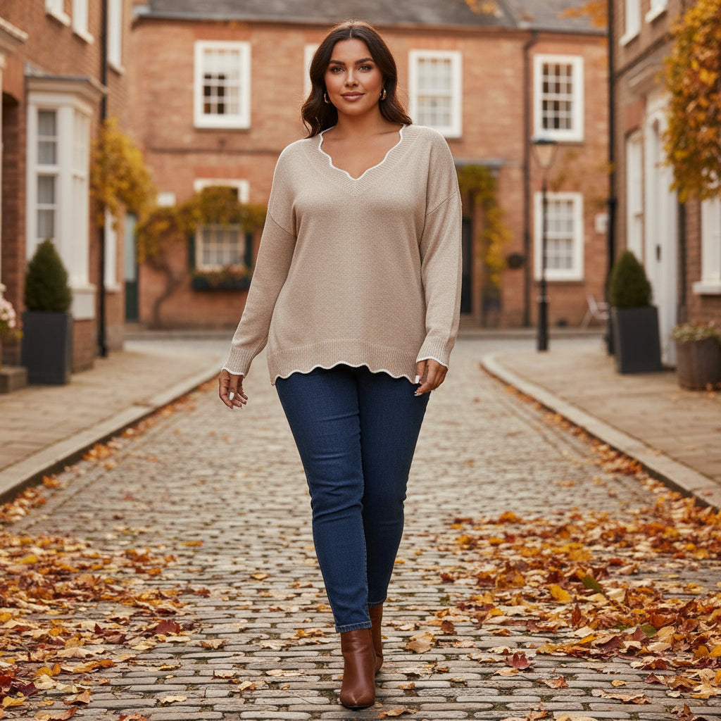 Women's Drop-Shoulder Sweater